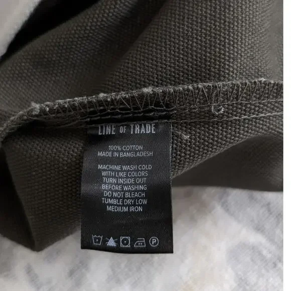 Line of Trade The Montana Canvas Trucker Jacket Ranger Green - Picture 9 of 15